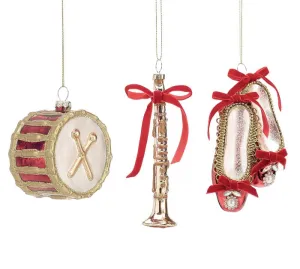 12 DAYS OF CHRISTMAS SHAPED ORNAMENTS
