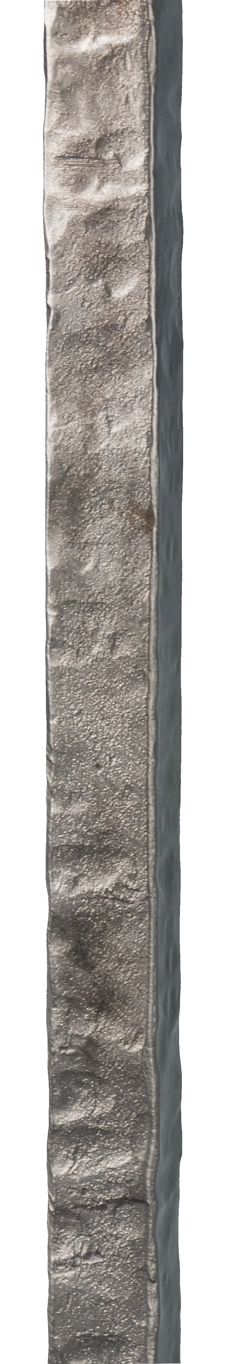 3.2.1 Wentworth Series Plain Square Hammered Iron Baluster