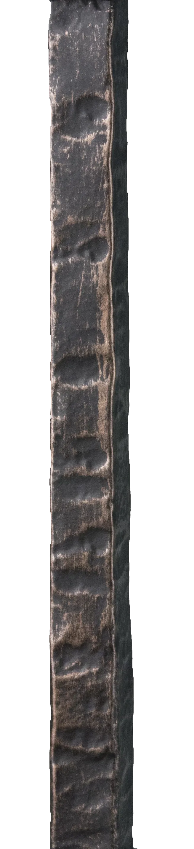 3.2.1 Wentworth Series Plain Square Hammered Iron Baluster