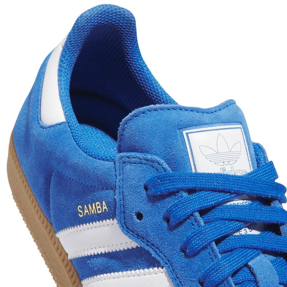 Adidas Samba ADV Shoes Bluebird/Footwear White/Gold Metallic