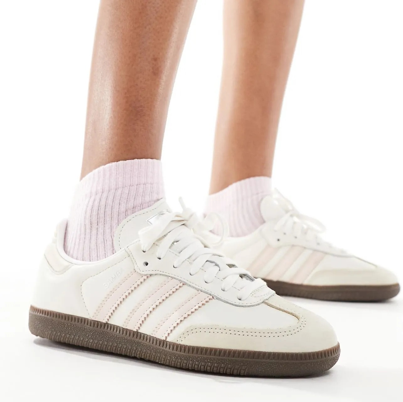 Adidas samba - pink/silver