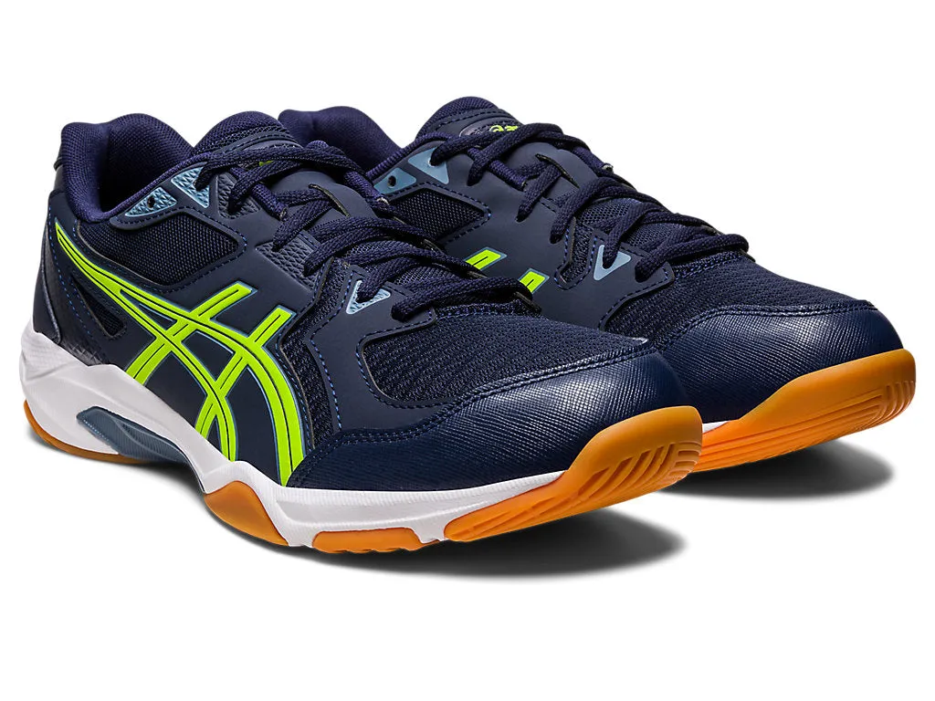 Asics Gel-Rocket 10 Badminton Shoes (Midnight/Hazard Green)