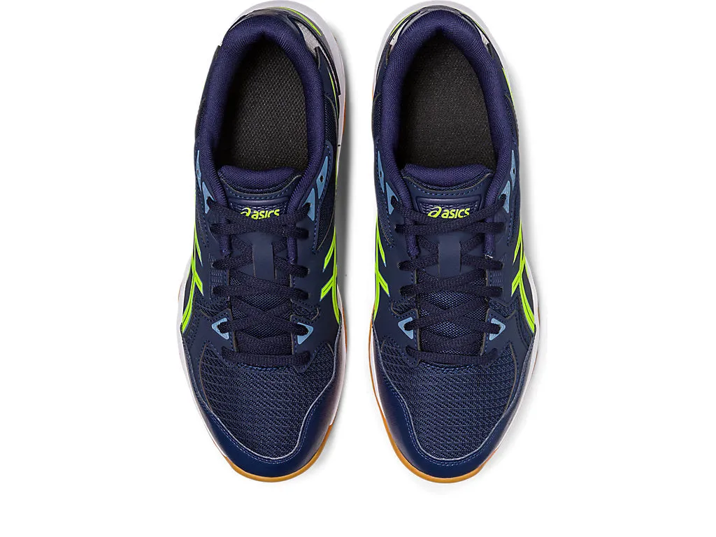 Asics Gel-Rocket 10 Badminton Shoes (Midnight/Hazard Green)