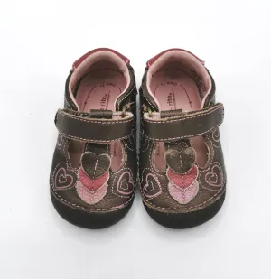 BABY GIRL SIZE 4 TODDLER - STRIDE RITE, Leather Comfort Shoes EUC B2