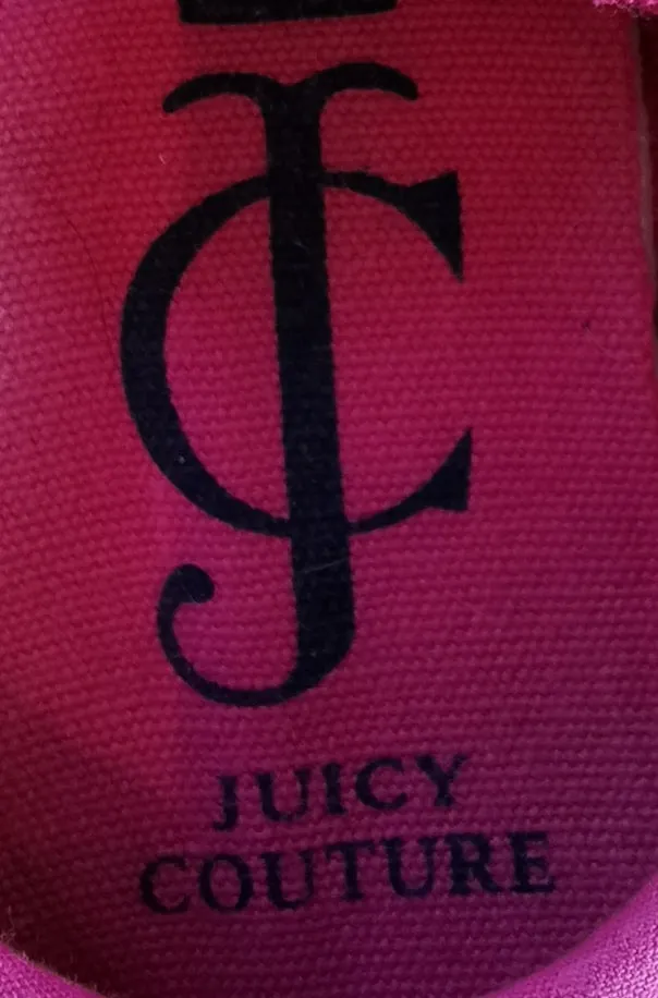 BABY GIRL SIZE 6/12 MONTHS - JUICY COUTURE Ballet Crib Shoes VGUC B2