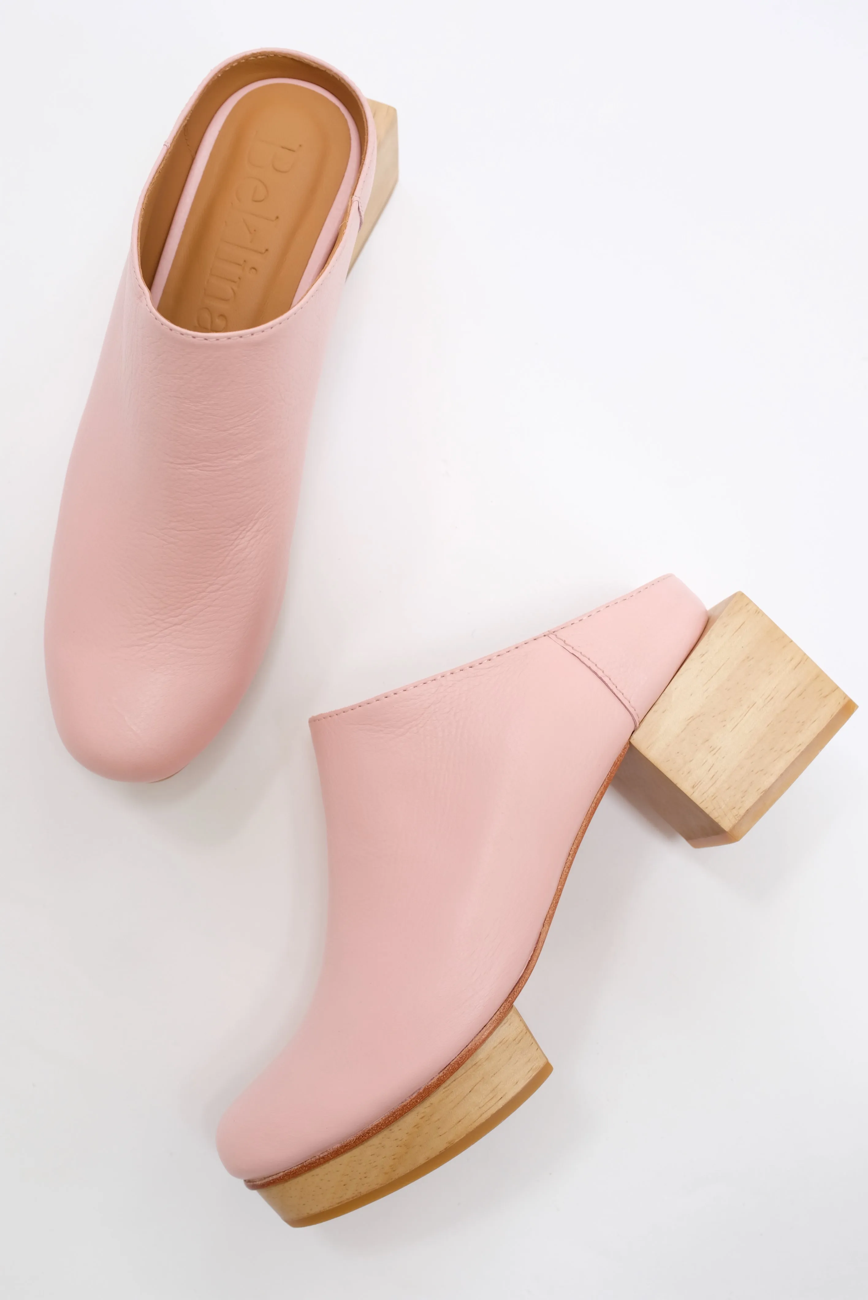 Beklina Matisse Platform Mule Pastel Pink