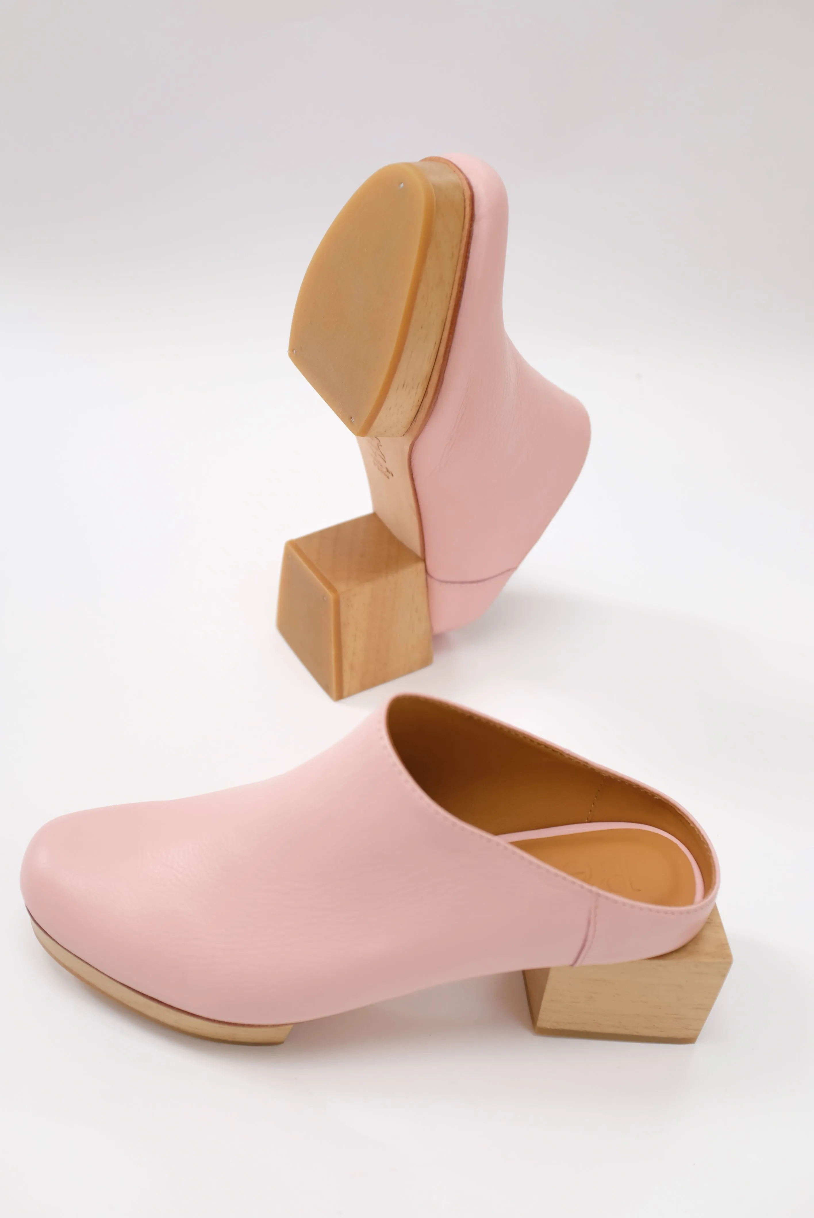 Beklina Matisse Platform Mule Pastel Pink