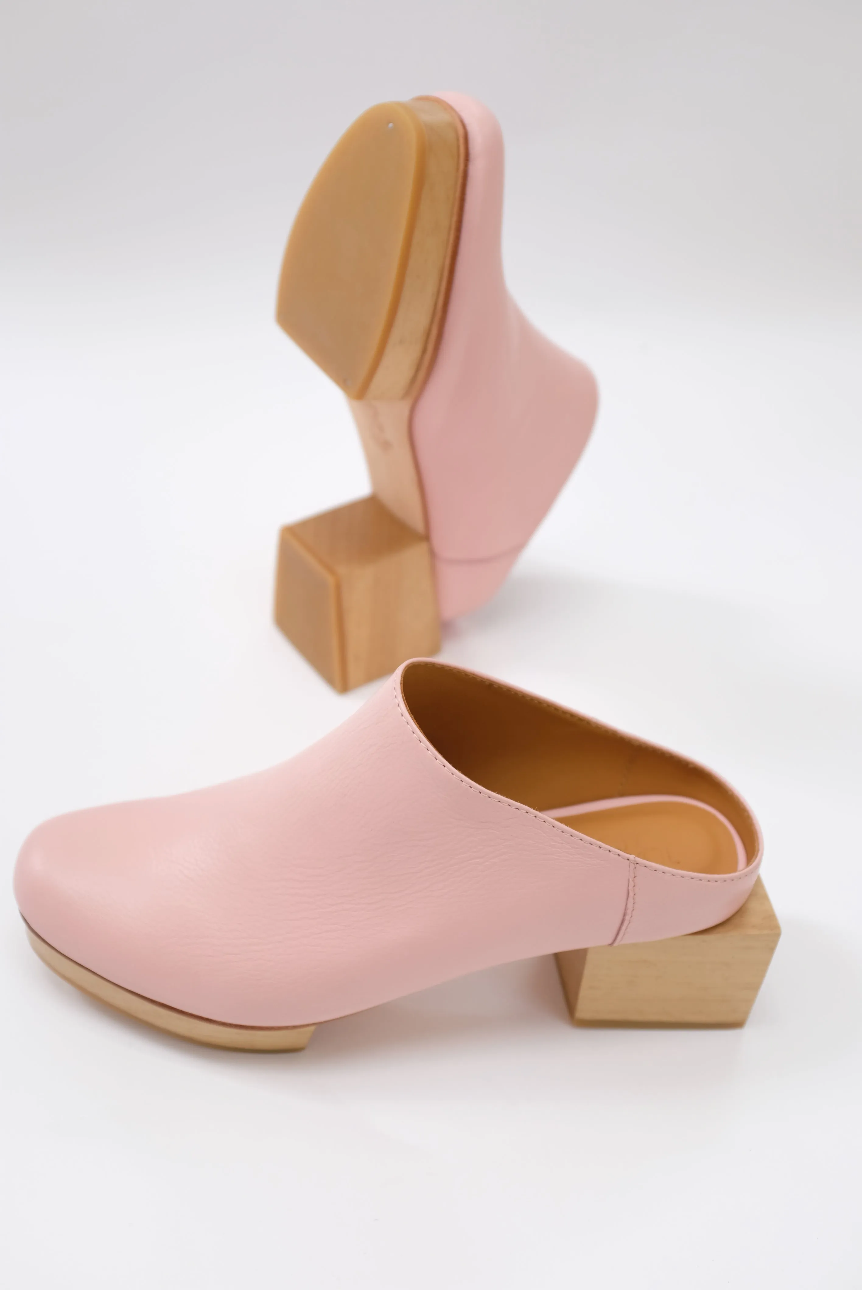 Beklina Matisse Platform Mule Pastel Pink