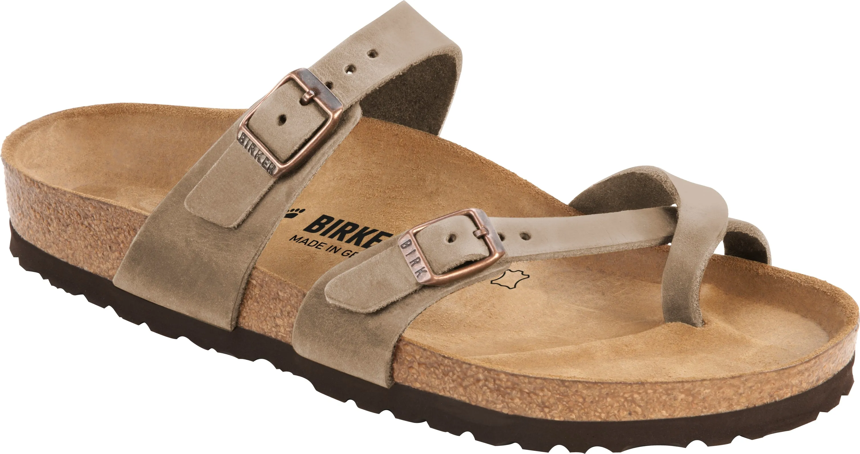 Birkenstock Mayari Tabacco Brown - Natural Leather Regular