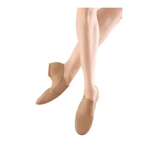 Bloch Elasta Jazz Dance Bootie - SO499G in Tan - Kids