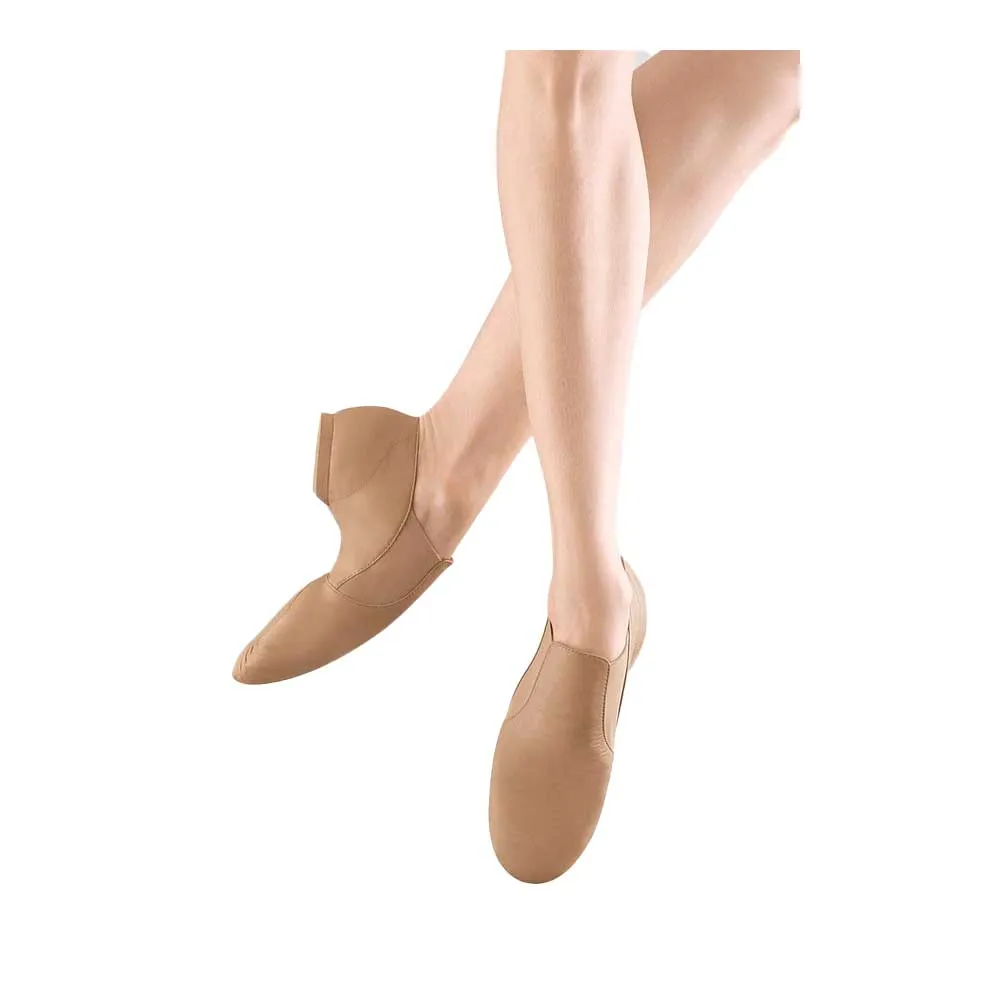 Bloch Elasta Jazz Dance Bootie - SO499G in Tan - Kids