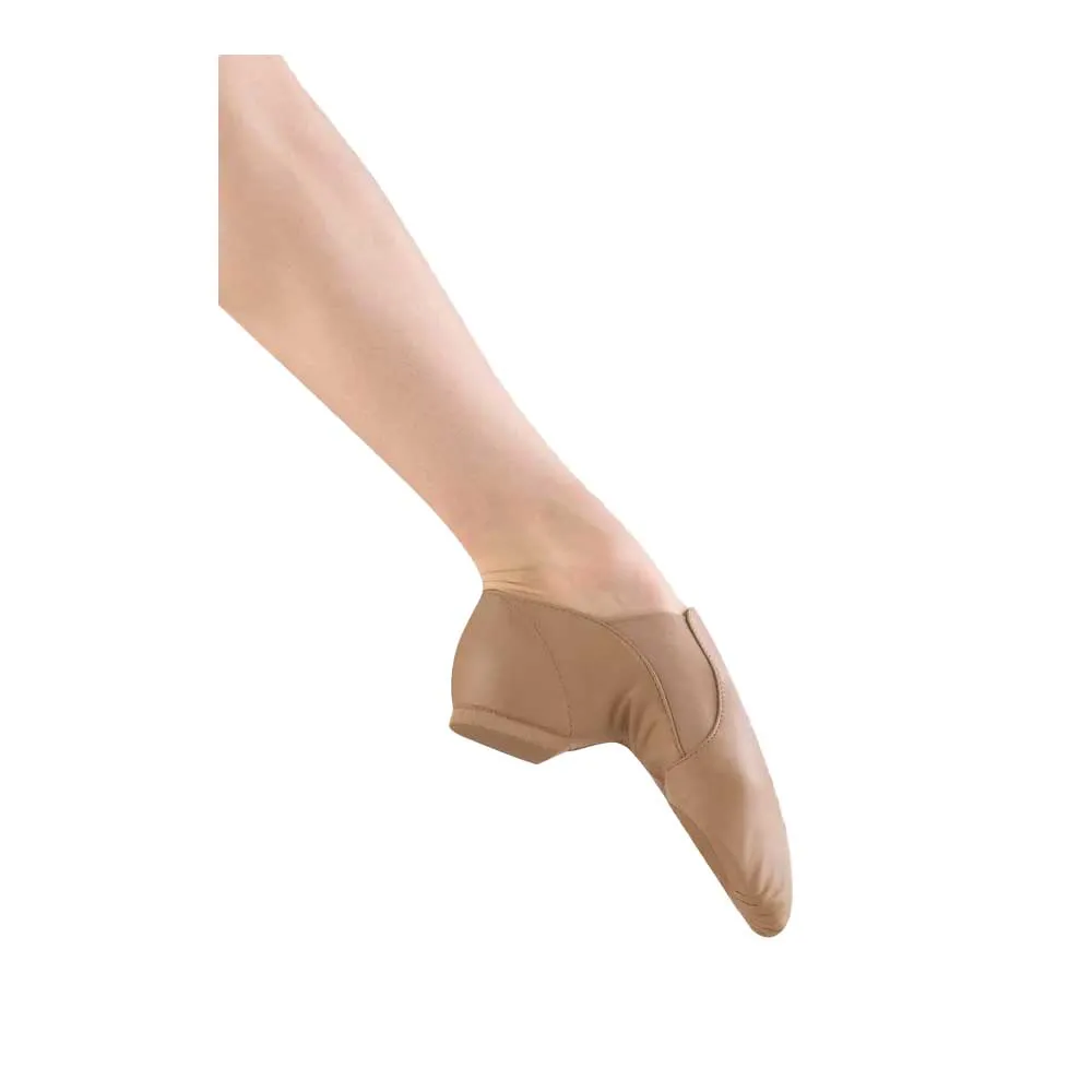 Bloch Elasta Jazz Dance Bootie - SO499G in Tan - Kids