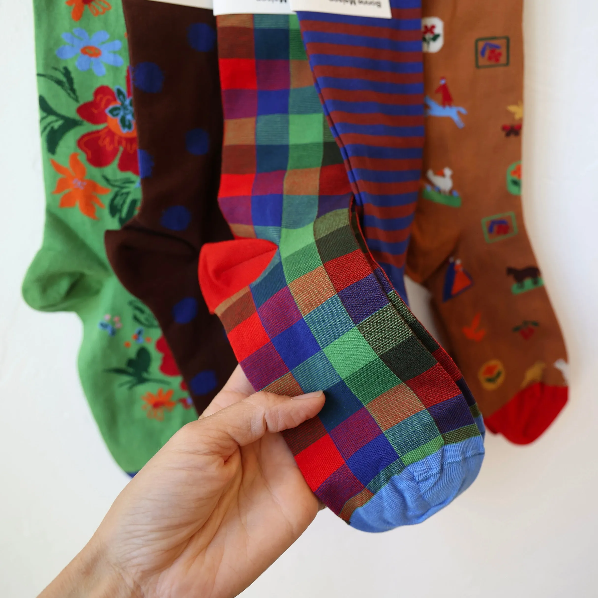 Bonne Maison Socks - Primary Patterns - 5 Options