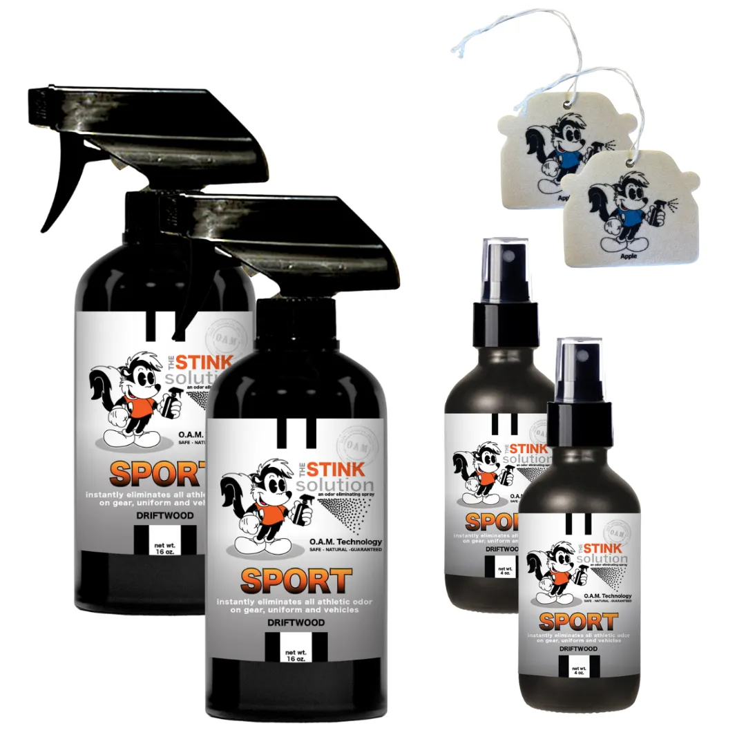 Buy 2 Get 4 FREE - (2) 16 oz (2) 4 oz Sport Bundle   2 Car Air Fresheners