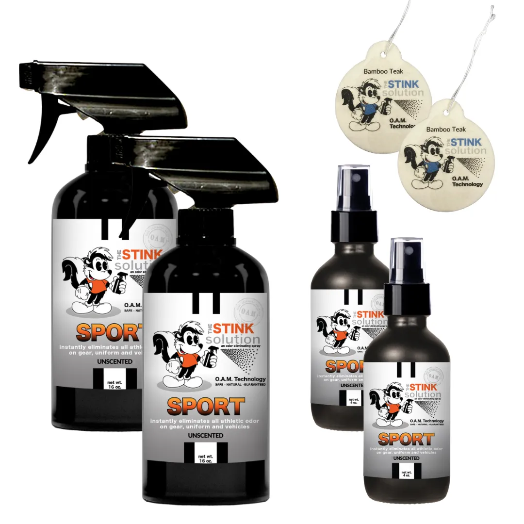 Buy 2 Get 4 FREE - (2) 16 oz (2) 4 oz Sport Bundle   2 Car Air Fresheners