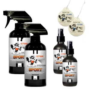 Buy 2 Get 4 FREE - (2) 16 oz (2) 4 oz Sport Bundle   2 Car Air Fresheners