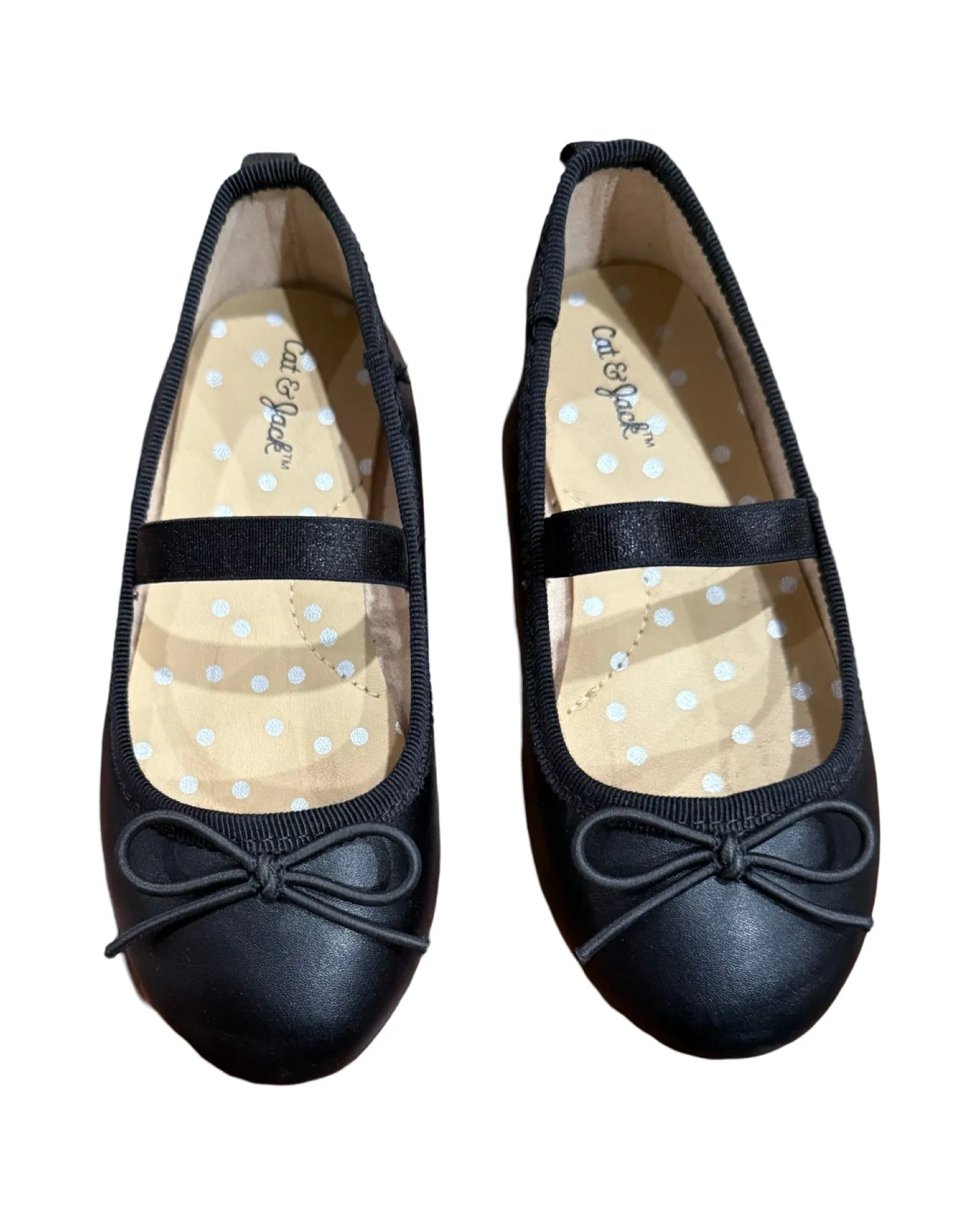 Cat & Jack black ballet flats - toddler size 8