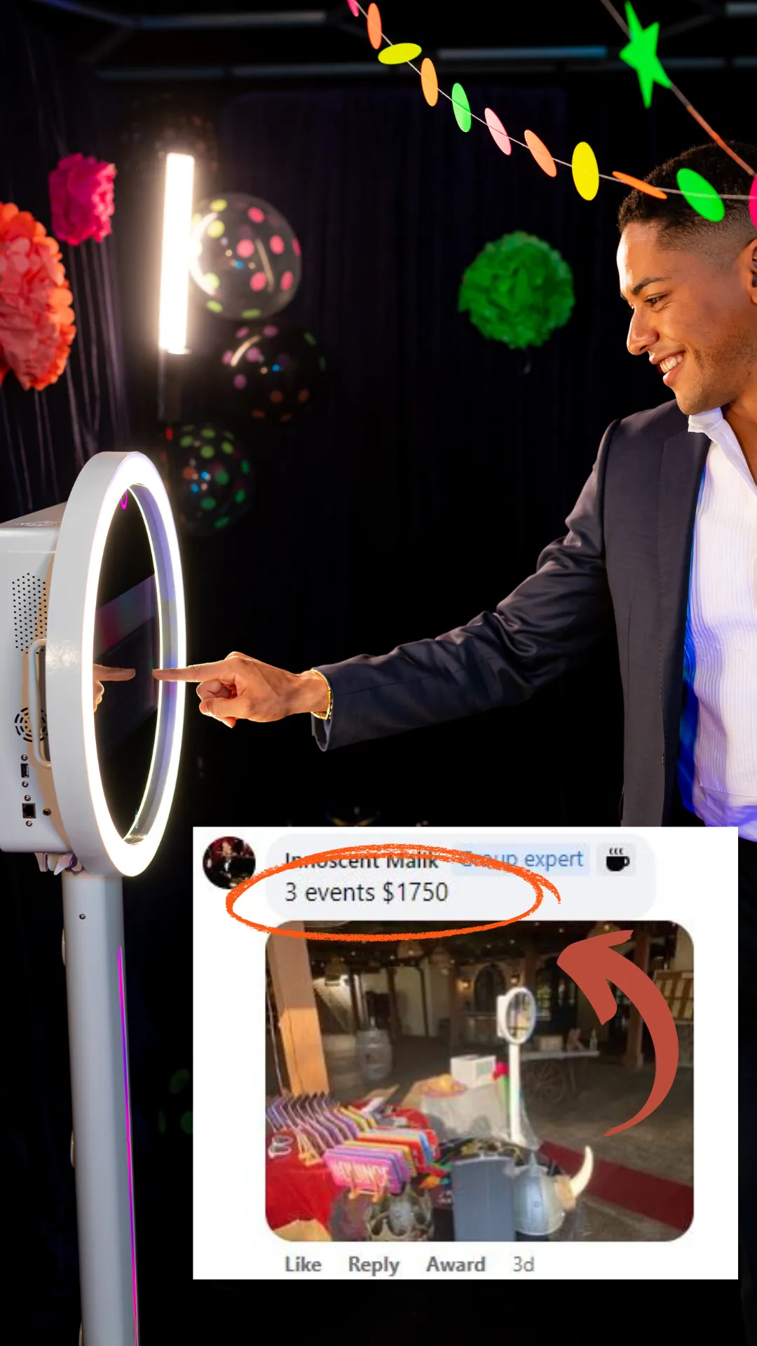 Cloee Photo Booth | Best Ring Light Photo Booth