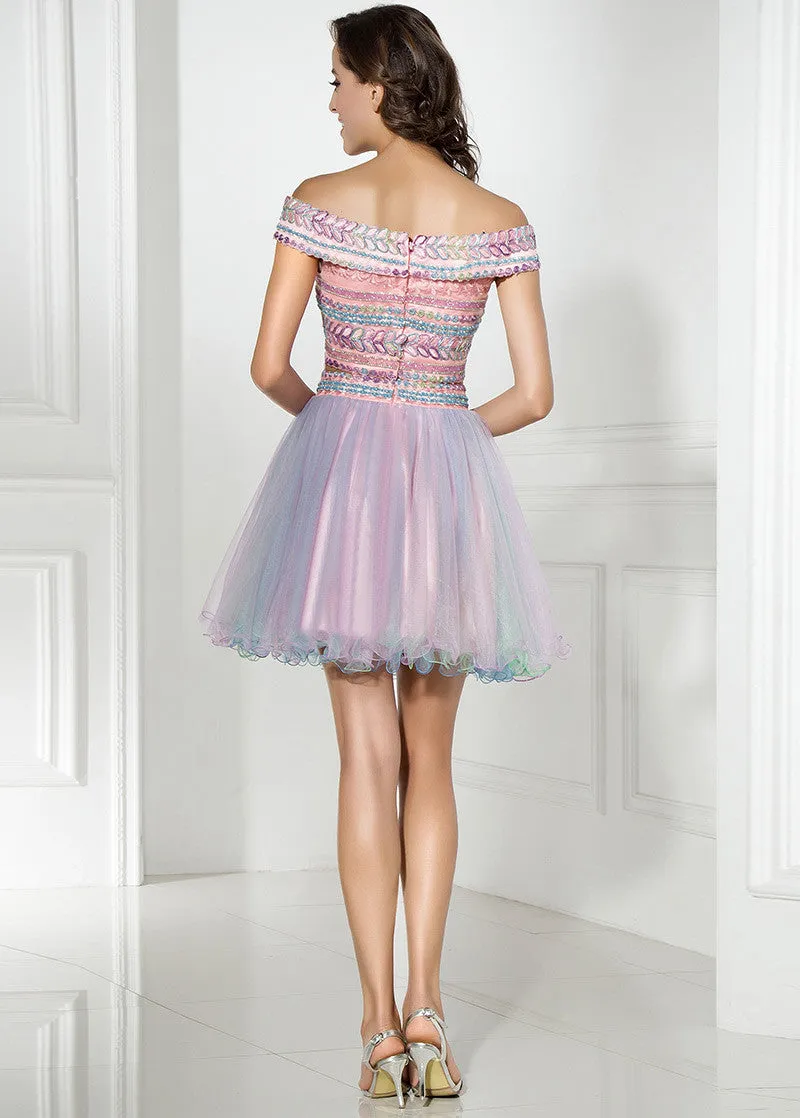 Colorful Homecoming Dress