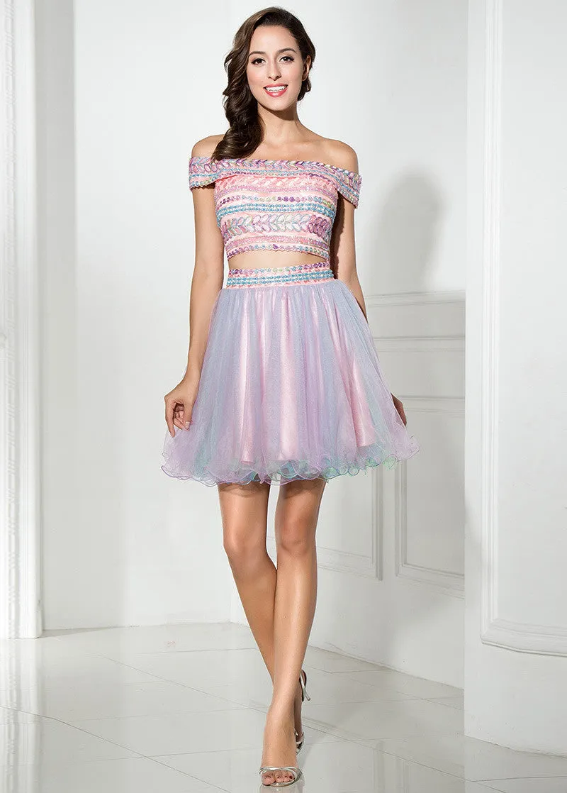 Colorful Homecoming Dress