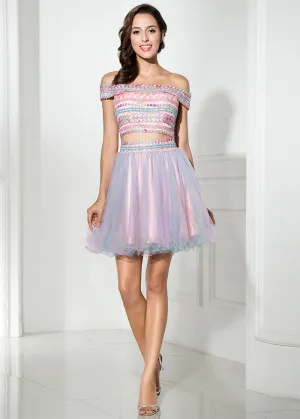 Colorful Homecoming Dress