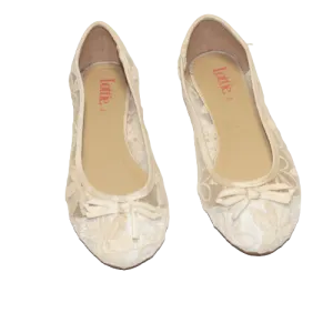 Cream Ballet Shoes