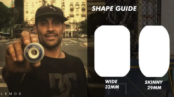 Crupie x ODB Photo Wide Shape Skateboard Wheels