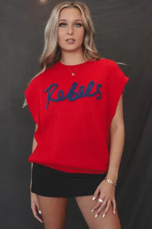 DEAL Ole Miss Rebels Sleeveless Sweater Vest