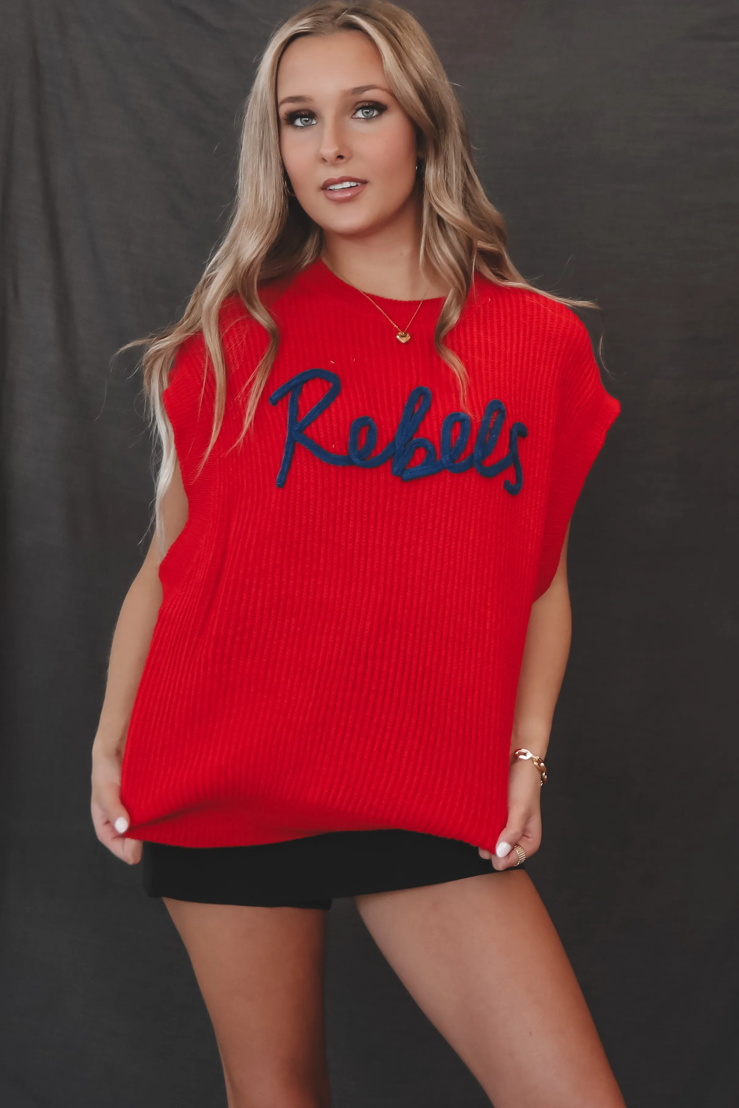 DEAL Ole Miss Rebels Sleeveless Sweater Vest