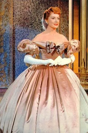 Deborah Kerr Dress Shall We Dance Dress Brown Ball Gown in The King and I