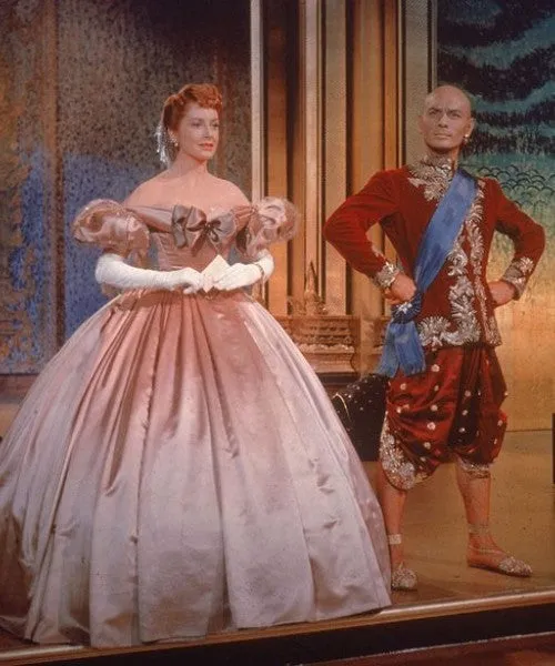 Deborah Kerr Dress Shall We Dance Dress Brown Ball Gown in The King and I