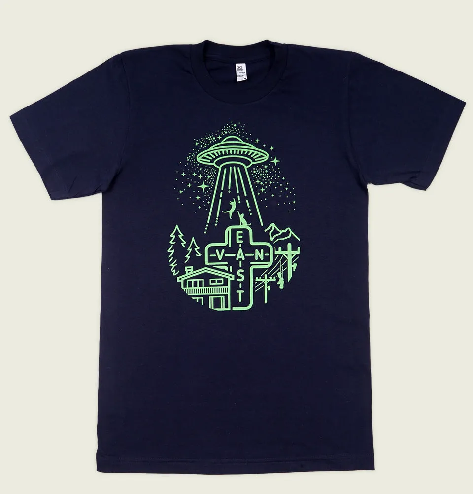 EAST VAN ALIEN ABDUCTION Unisex T-shirt