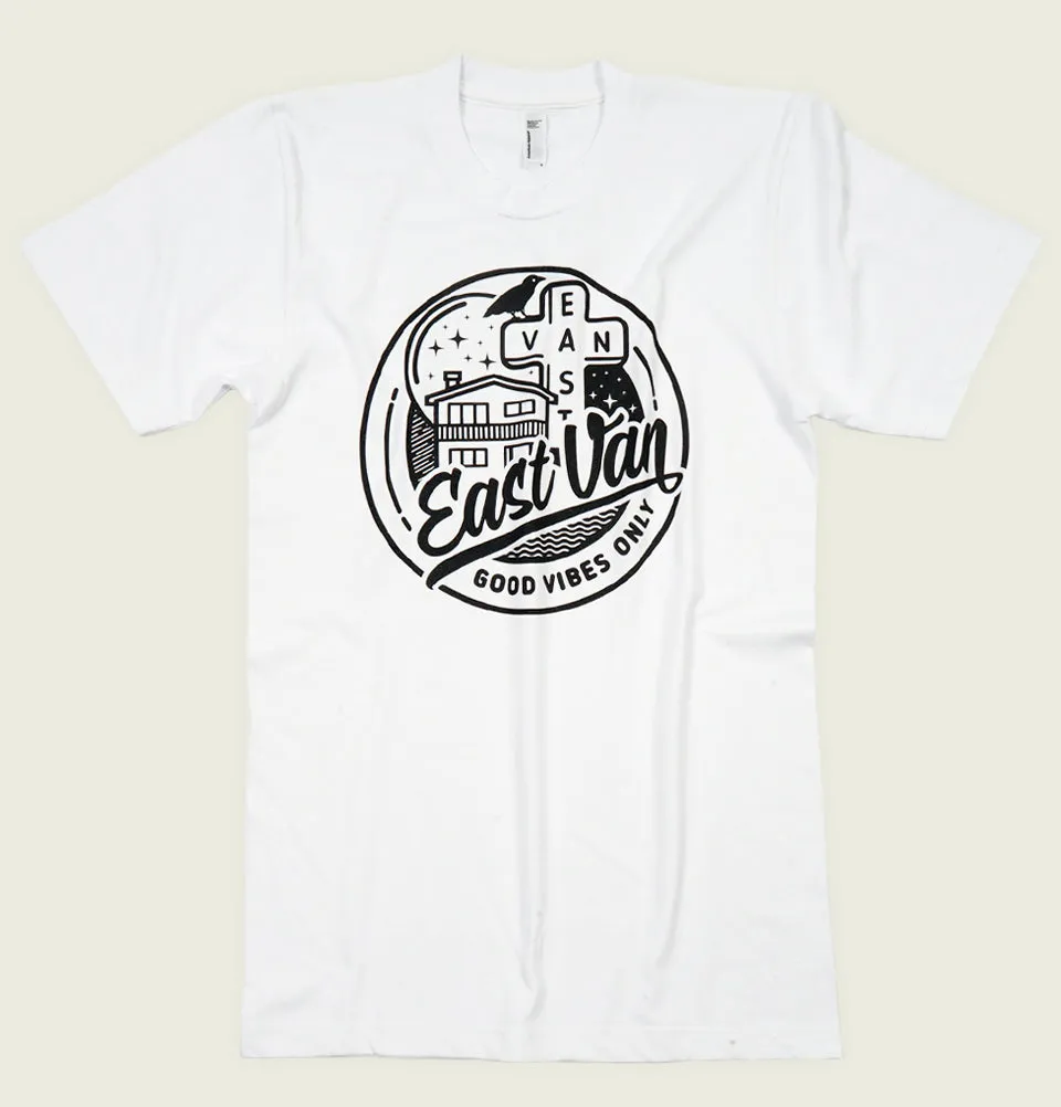 EAST VAN GOOD VIBES Unisex T-shirt
