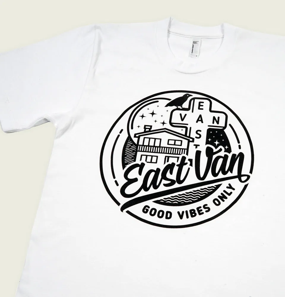 EAST VAN GOOD VIBES Unisex T-shirt
