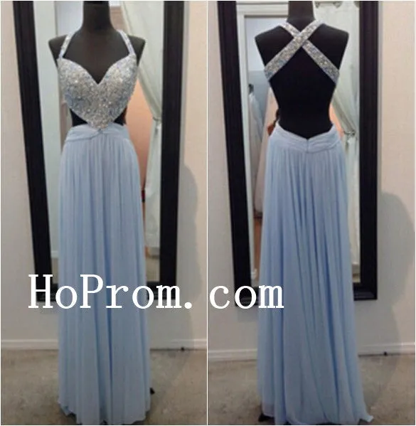 Elegant Prom Dresses,Cross Back Prom Dress,Evening Dress