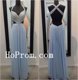 Elegant Prom Dresses,Cross Back Prom Dress,Evening Dress