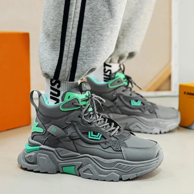 Falcon High-Top-Sportschuhe für Männer Mode Plattform Turnschuhe