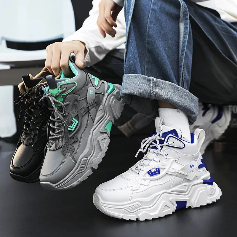 Falcon High-Top-Sportschuhe für Männer Mode Plattform Turnschuhe