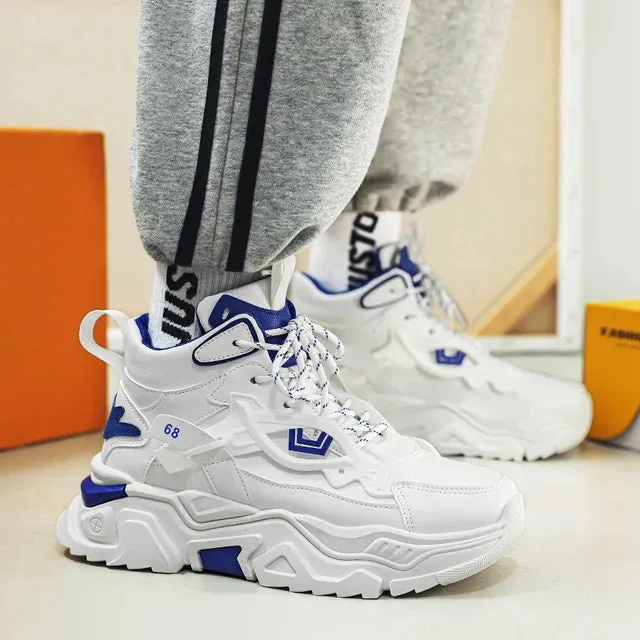 Falcon High-Top-Sportschuhe für Männer Mode Plattform Turnschuhe