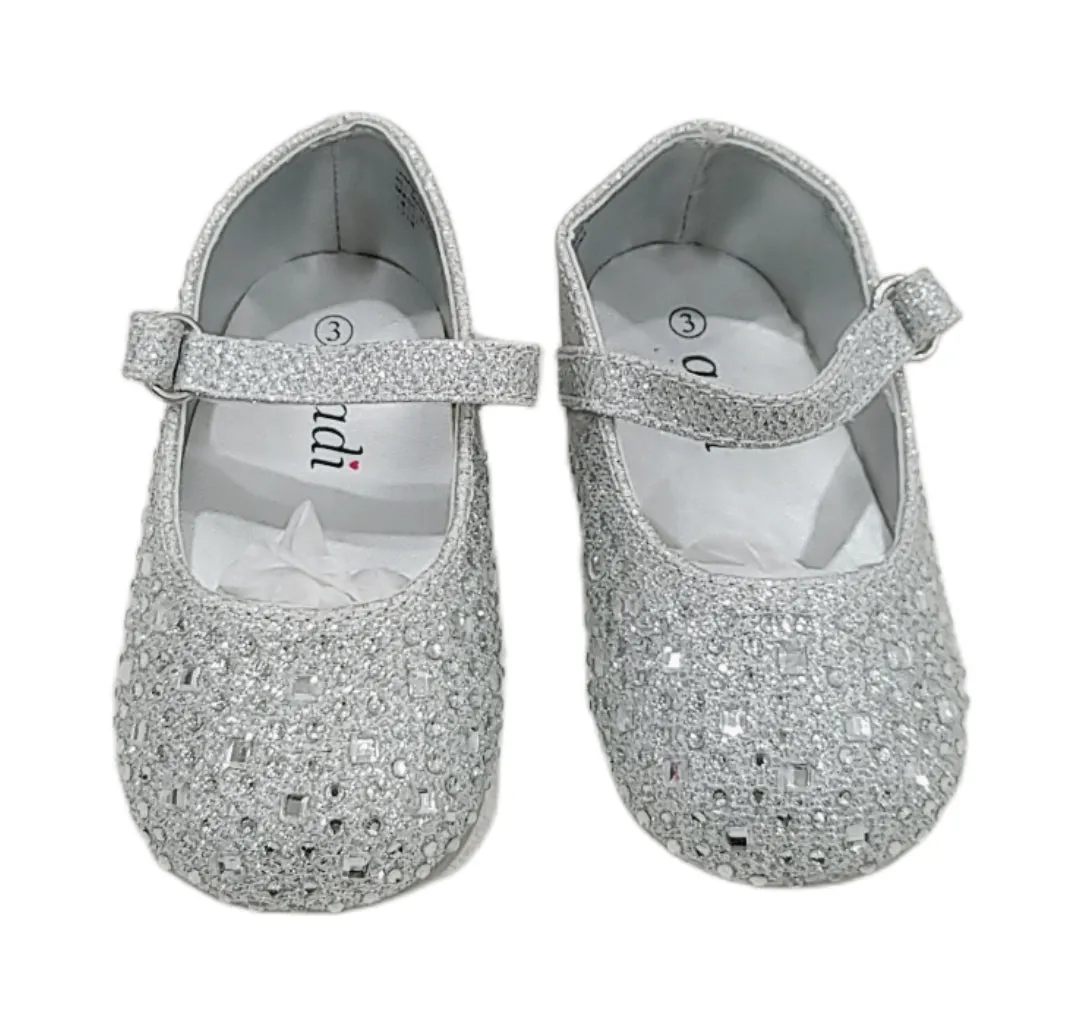 Fancy silver ballet flats - 3