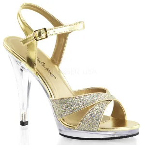 FLAIR-419(G)  Gold Multi Glitter/Clear