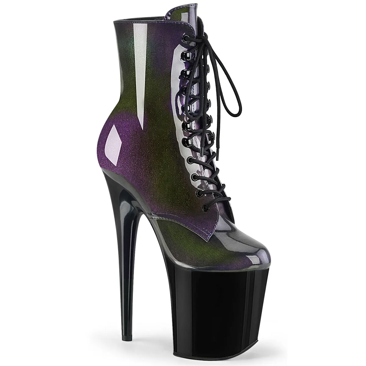 FLAMINGO-1020SHG  Purple-Olive/Black