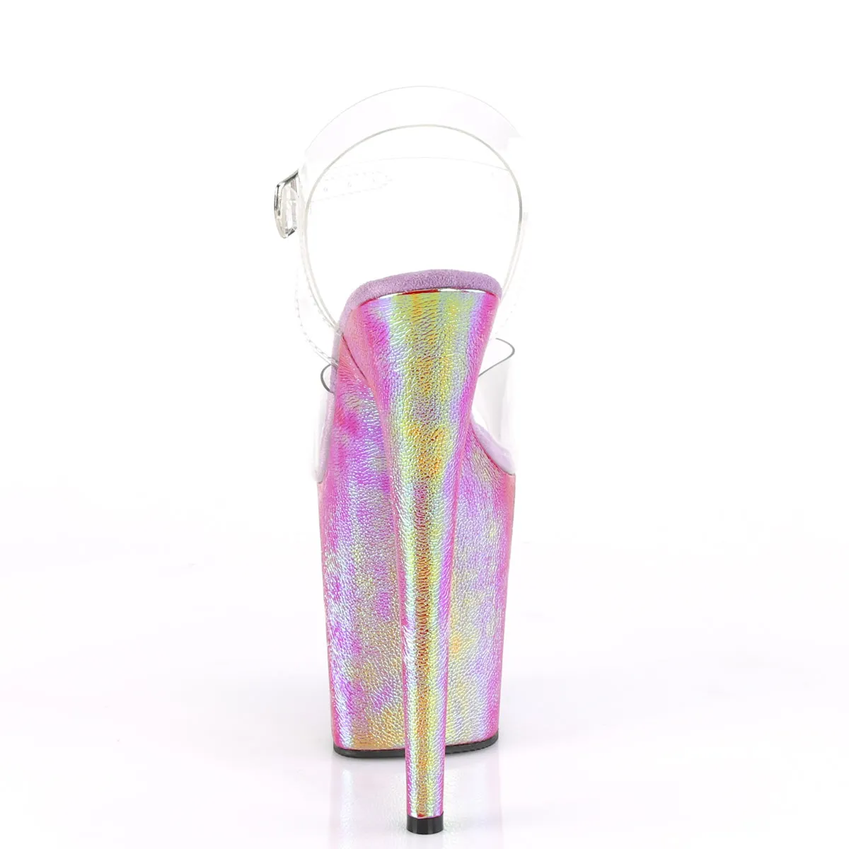 FLAMINGO-808WR  Clear/Purple Hologram Wrapped