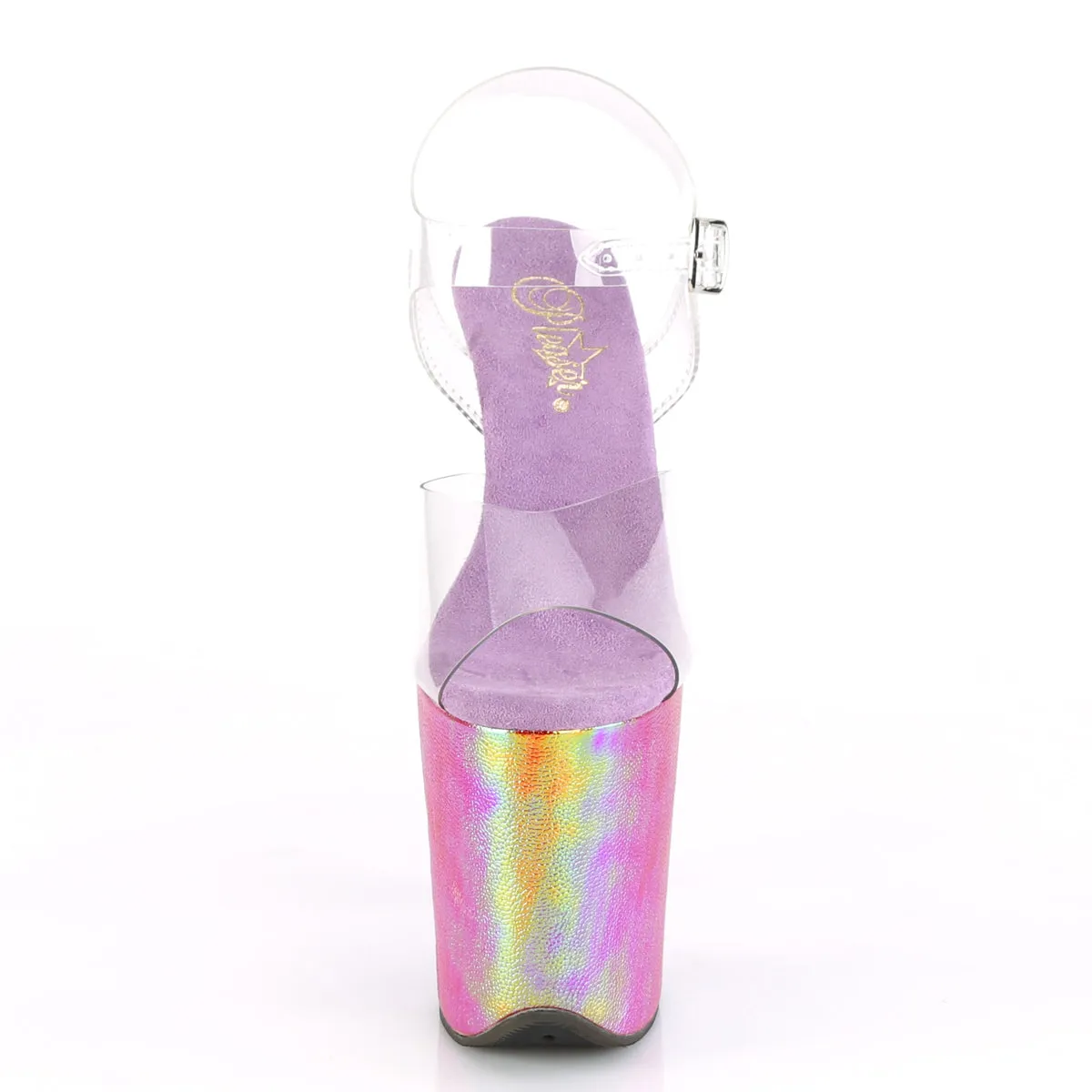 FLAMINGO-808WR  Clear/Purple Hologram Wrapped