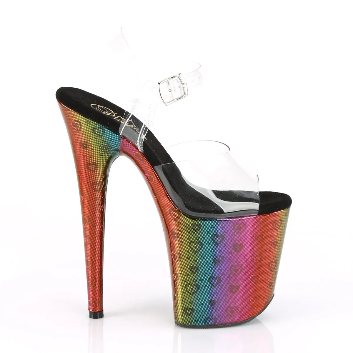 FLAMINGO-808WR  Clear/Rainbow Hologram Wrapped