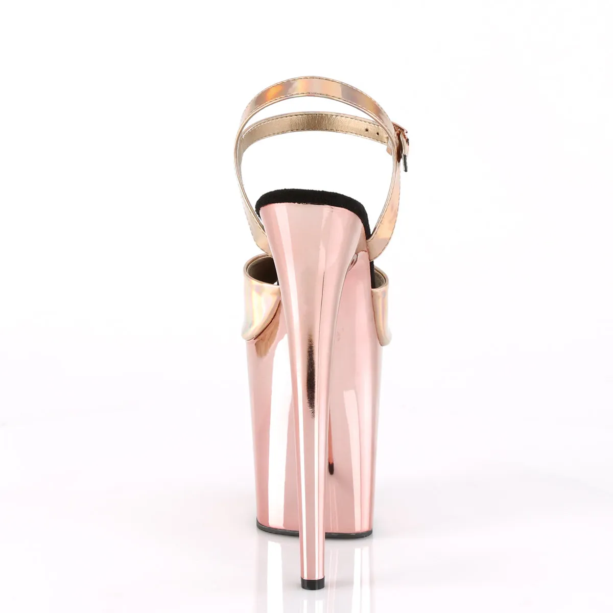 FLAMINGO-809HG  Rose Gold Hologram/Rose Gold Chrome