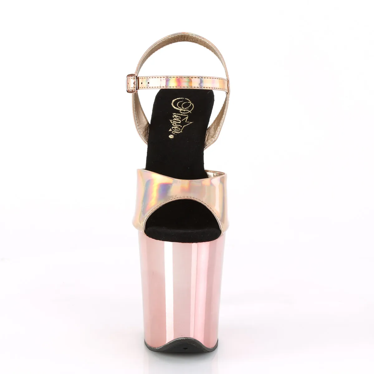 FLAMINGO-809HG  Rose Gold Hologram/Rose Gold Chrome