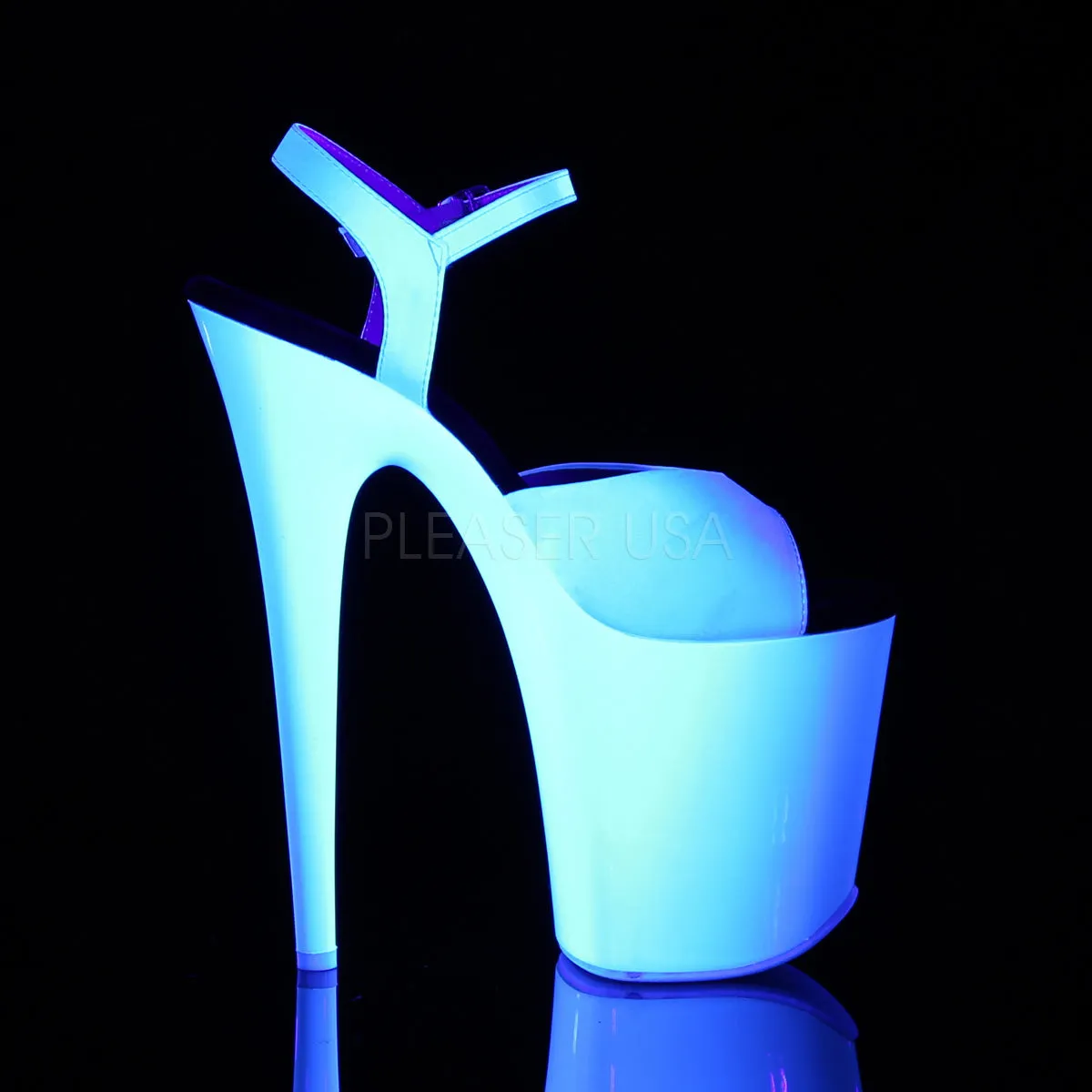 FLAMINGO-809UV  White Satin/Neon White