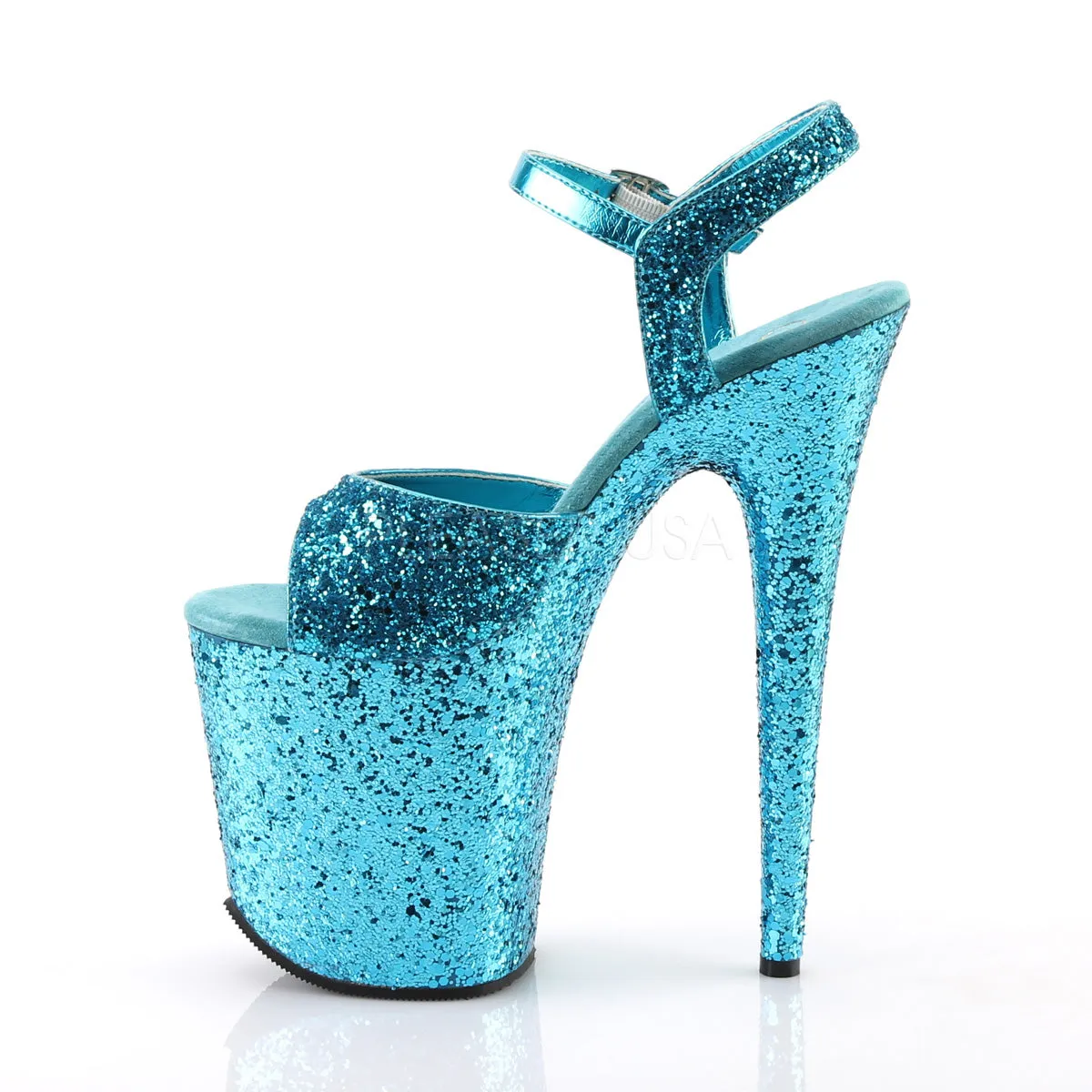 FLAMINGO-810LG  Aqua Glitter/Aqua Glitter