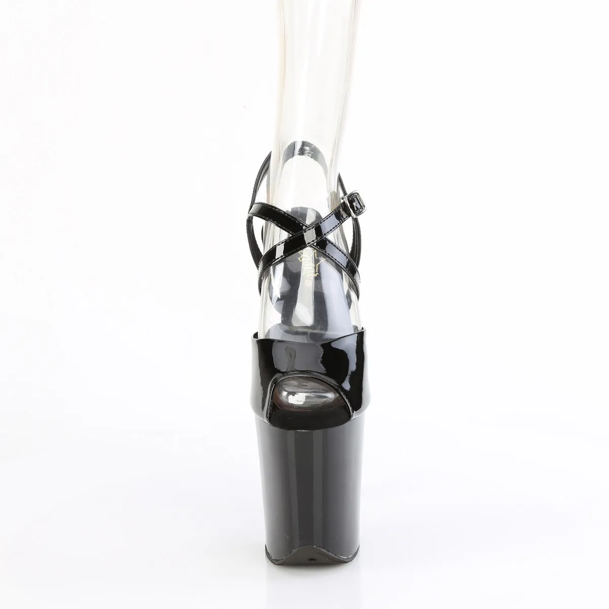 FLAMINGO-824  Black Patent/Black